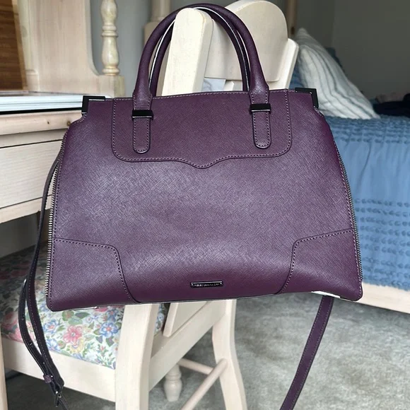 Rebecca Minkoff Amorous Satchel in Dark Cherry - Picture 2 of 11